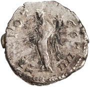 Denarius - Antoninus Pius TR POT COS IIII; Pax, Rome, 145-161 reverse image
