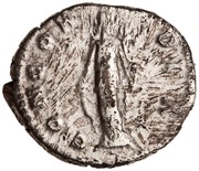 Denarius - Faustina the Younger CONCORDIA; Concordia, Rome, 145-161 reverse image