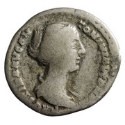 Denarius - Faustina the Younger CONCORDIA; Concordia obverse image