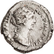 Denarius - Faustina the Younger CONCORDIA; Concordia obverse image