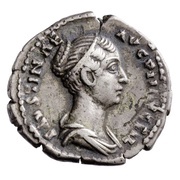 Denarius - Faustina the Younger PVDICITIA; Pudicitia obverse image