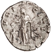 Denarius - Faustina the Younger PVDICITIA; Pudicitia, Rome, 145-161 reverse image