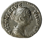 Denarius - Faustina the Younger VENVS; Venus obverse image