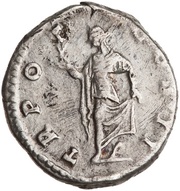 Denarius - Marcus Aurelius TR POT COS II; Spes, Rome, 146-147 reverse image