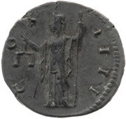 Denarius - Antoninus Pius COS IIII; Aequitas, Rome, 147-148 reverse image