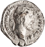 Denarius - Antoninus Pius COS IIII; Salus obverse image