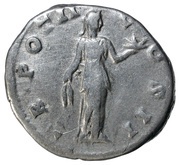 Denarius - Marcus Aurelius TR POT II COS II; Fides, Rome, 147-148 reverse image