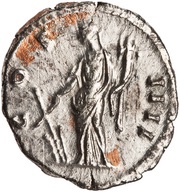 Denarius - Antoninus Pius COS IIII; Fortuna, Rome, 148-149 reverse image