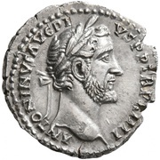Denarius - Antoninus Pius COS IIII; Fortuna obverse image