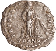 Denarius - Antoninus Pius TRANQ; Tranquilitas, Rome, 150-151 reverse image