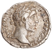 Denarius - Antoninus Pius COS IIII; Annona obverse image