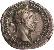 Denarius - Antoninus Pius TR POT XV COS IIII; Annona obverse image