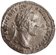Denarius - Antoninus Pius PIETAS; Pietas obverse image