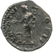 Denarius - Marcus Aurelius TR POT VI COS II; Genius, Rome, 151-152 reverse image