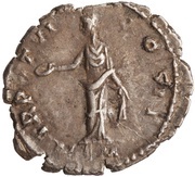 Denarius - Marcus Aurelius CLEM; Clementia, Rome, 151-152 reverse image