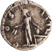 Denarius - Antoninus Pius COS IIII; Annona, Rome, 152-153 reverse image