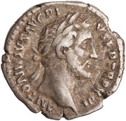 Denarius - Antoninus Pius COS IIII; Fortuna obverse image