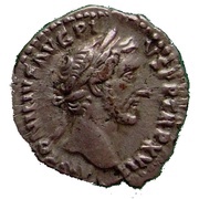 Denarius - Antoninus Pius LIBERALITAS VII COS IIII; Liberalitas obverse image