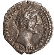 Denarius - Antoninus Pius COS IIII; Vesta obverse image