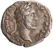 Denarius - Antoninus Pius COS IIII; Vesta obverse image