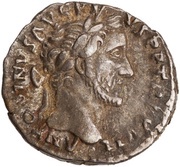 Denarius - Antoninus Pius COS IIII; Annona obverse image