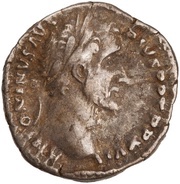 Denarius - Antoninus Pius COS IIII; Fortuna obverse image