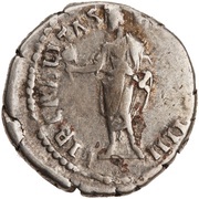 Denarius - Antoninus Pius LIBERALITAS VII COS IIII, Rome, 153-154 reverse image