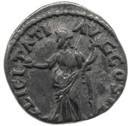 Denarius - Antoninus Pius FELICITATI AVG COS IIII; Felicitas, Rome, 154-155 reverse image