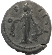 Denarius - Antoninus Pius COS IIII; Annona, Rome, 155-156 reverse image