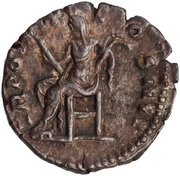 Denarius - Antoninus Pius TR POT XIX COS IIII; Ceres, Rome, 155-156 reverse image