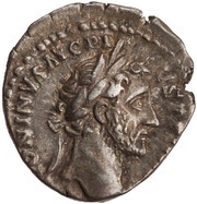 Denarius - Antoninus Pius TR POT XIX COS IIII; Pax obverse image