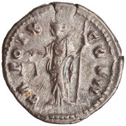 Denarius - Marcus Aurelius TR POT X COS II; Aequitas, Rome, 155-156 reverse image