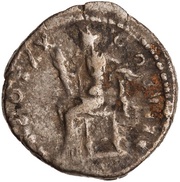 Denarius - Antoninus Pius TR POT XX COS IIII; Ceres, Rome, 156-157 reverse image