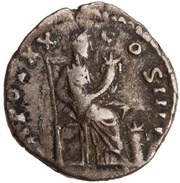 Denarius - Antoninus Pius TR POT XX COS IIII; Annona, Rome, 156-157 reverse image