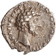 Denarius - Marcus Aurelius TR POT XI COS II; Felicitas obverse image