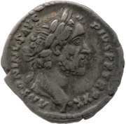 Denarius - Antoninus Pius COS IIII obverse image