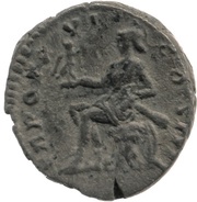 Denarius - Antoninus Pius TR POT XXI COS IIII; Roma, Rome, 157-158 reverse image