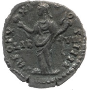 Denarius - Antoninus Pius TR POT XXI COS IIII LIB VIII; Liberalitas, Rome, 157-158 reverse image