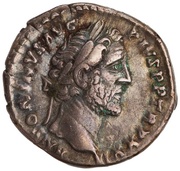 Denarius - Antoninus Pius VOTA SVSCEPTA DEC III COS IIII obverse image