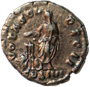 Denarius - Antoninus Pius VOTA SOL DEC II COS IIII, Rome, 158-159 reverse image