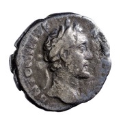 Denarius - Antoninus Pius VOTA SOL DECENN II COS IIII obverse image
