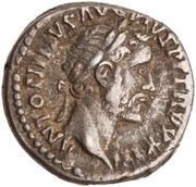 Denarius - Antoninus Pius FELIC SAEC COS IIII; Felicitas obverse image