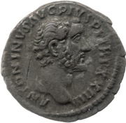 Denarius - Antoninus Pius LIBERALITAS AVG VIIII COS IIII; Liberalitas obverse image