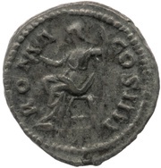 Denarius - Antoninus Pius ROMA COS IIII; Roma, Rome, 160-161 reverse image