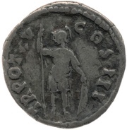 Denarius - Marcus Aurelius TR POT XV COS III; Pietas, Rome, 160-161 reverse image