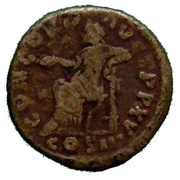 Denarius - Marcus Aurelius CONCORD AVG TR P XV COS III; Concordia and Spes, Rome, 161 reverse image