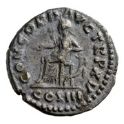 Denarius - Marcus Aurelius CONCORD AVG TR P XV COS III; Concordia and Spes, Rome, 161 reverse image