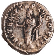 Denarius - Marcus Aurelius FEL TEMP TR P XV COS III; Felicitas, Rome, 161 reverse image