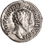 Denarius - Marcus Aurelius PROV DEOR TR P XV COS III; Providentia obverse image