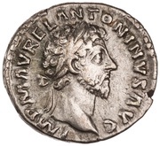 Denarius - Marcus Aurelius PROV DEOR TR P XV COS III; Providentia obverse image